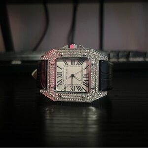 Cartier Santos 100 Stainless Steel Bustdown Watch 
(FLASH SALE‼️)